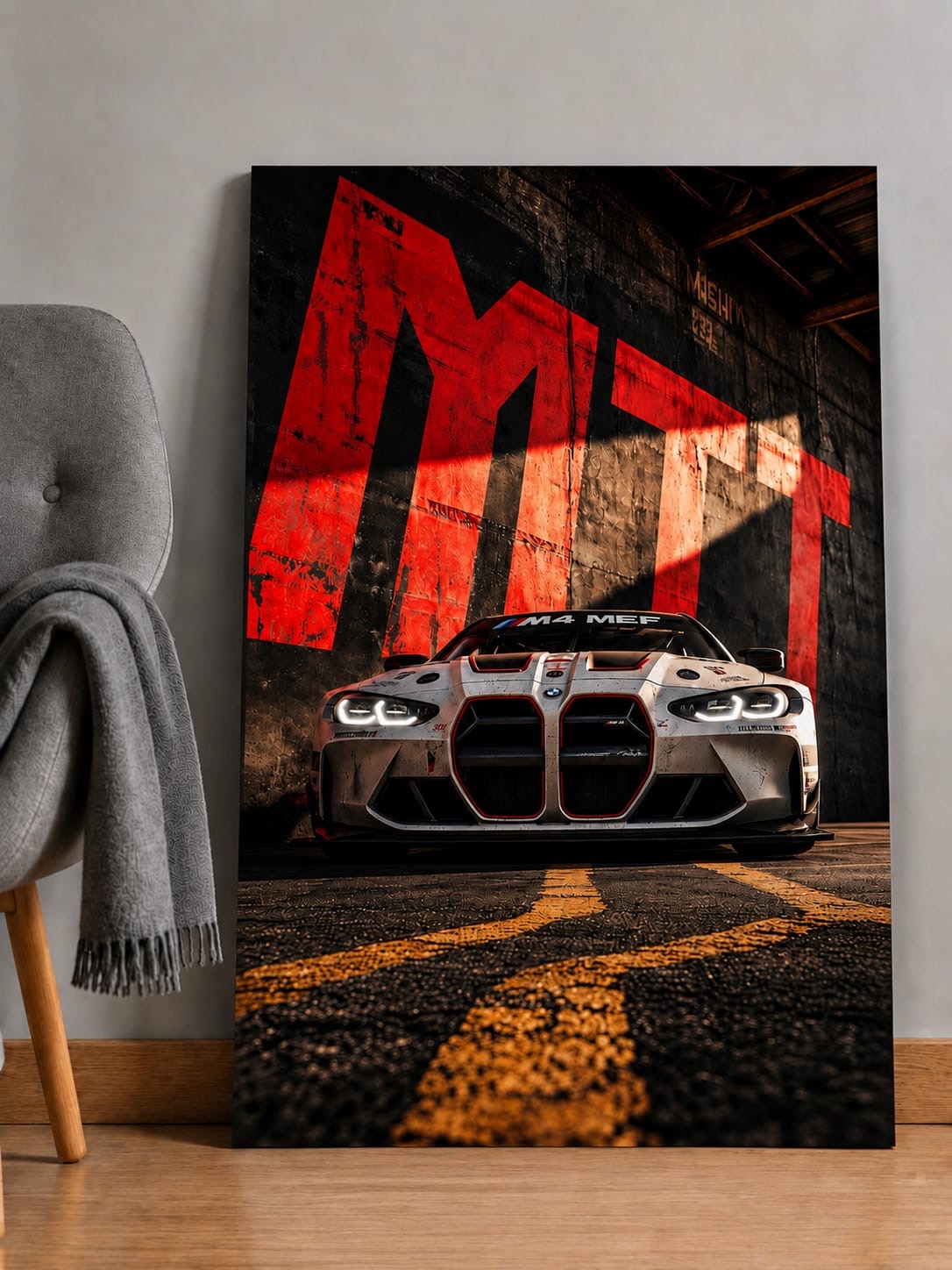 Tableau Canvas BMW M4 GT3 Racing 🏁🟥