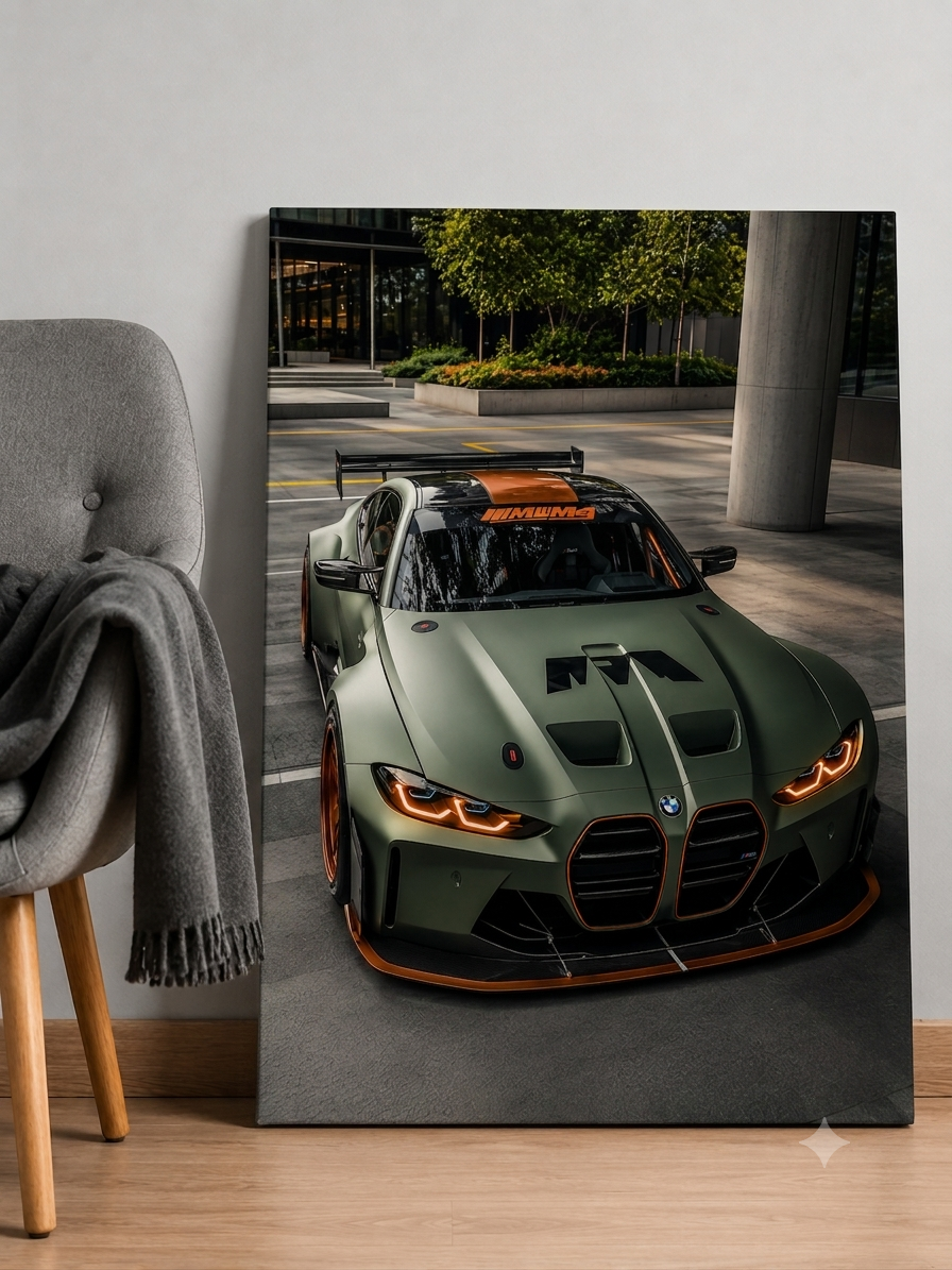 Tableau Canvas BMW M4 Track Edition 🟢🟠
