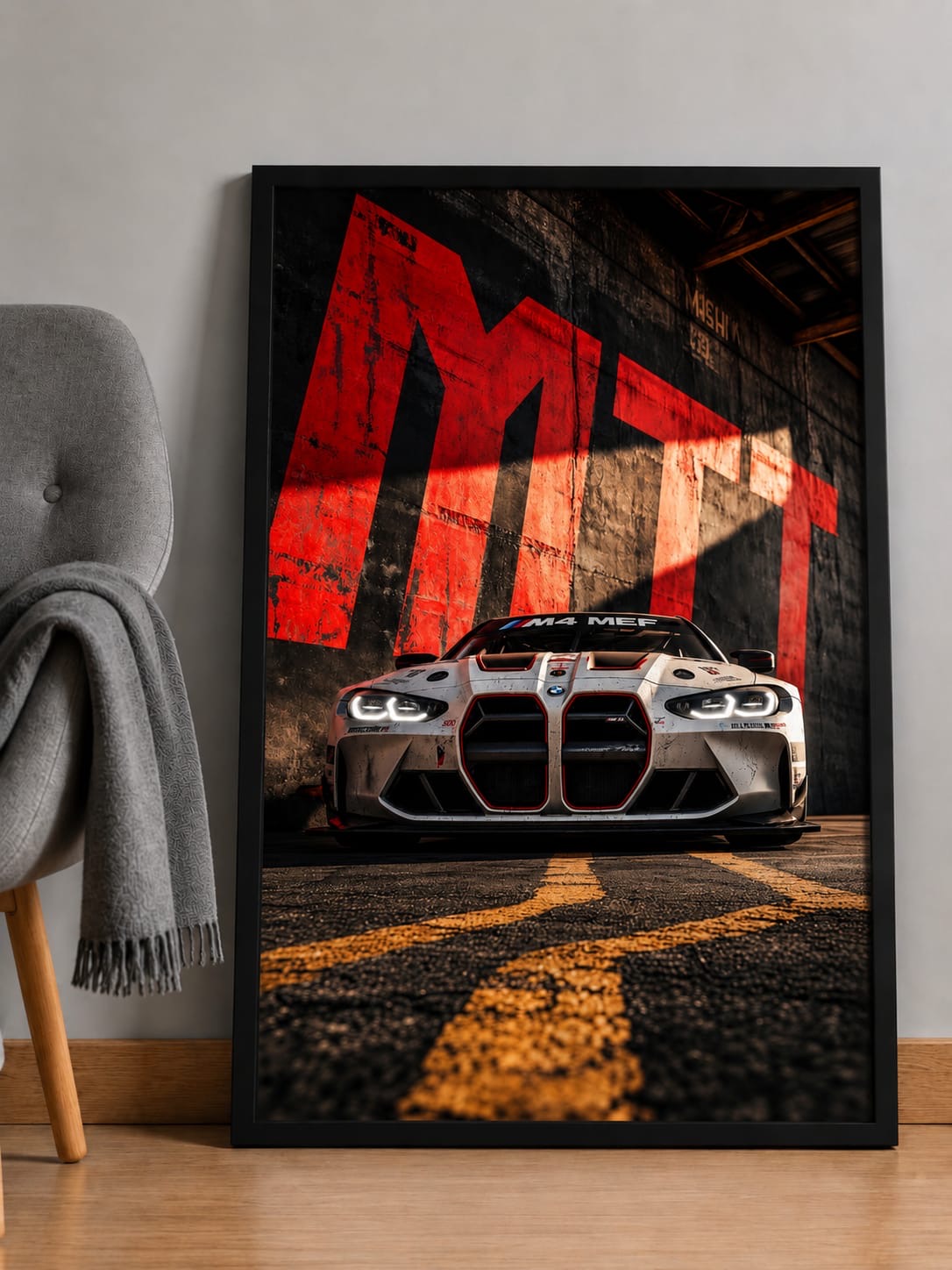 Tableau Canvas BMW M4 GT3 Racing 🏁🟥