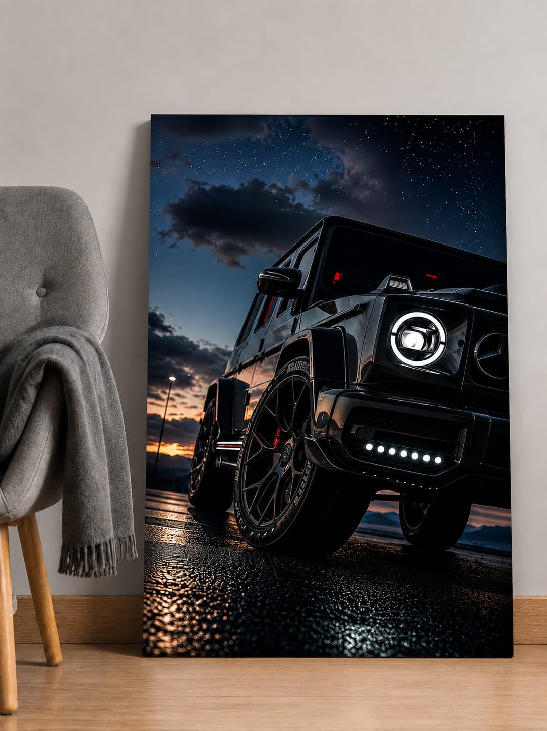 Tableau Canvas Mercedes G-Class Starry Night Edition ✨🖤